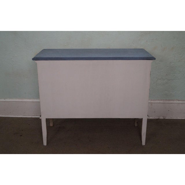 Amy Howard Collection Hand Painted Italian Slate Top Commode Chest