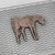 Gold Silver Cigarette Box & Matchbox with Gold Horse Detail from Hermes, 1960s, Set of 2 For Sale - Image 8 of 17