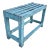 Rustic Blue Painted Bench For Sale
