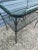 Vintage Wrought Iron Outdoor Patio Table For Sale In New York - Image 6 of 12