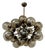 21st Century Ovale Bronze Smoky Murano Sputnik Chandelier by Fabio LTD For Sale