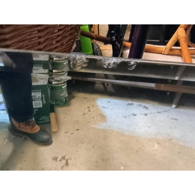 1940s 1940s Hart Bevel Frameless Mirror For Sale - Image 5 of 8