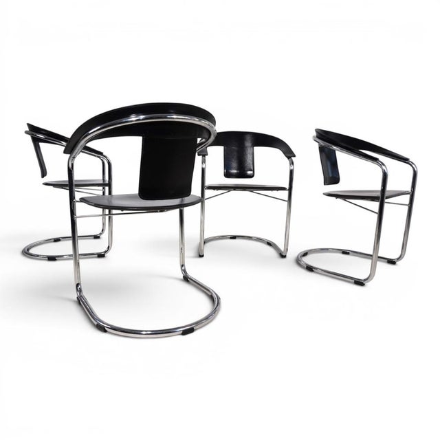 Animal Skin Dining Chairs by A. Rizzatto for Lo Studio, 1980s, Set of 4 For Sale - Image 7 of 18