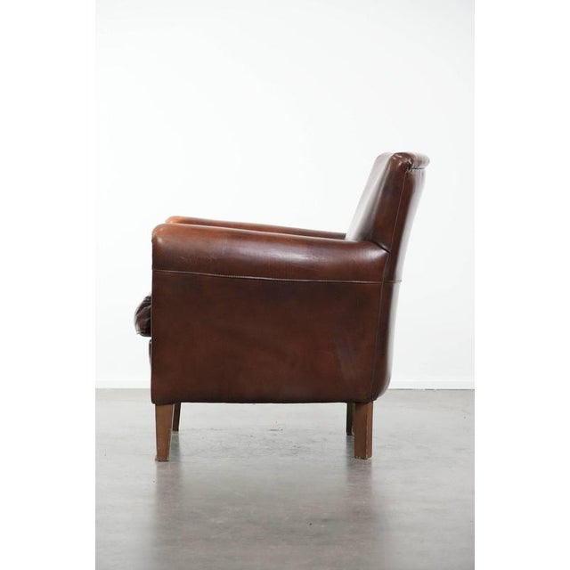 Vintage Armchair in Sheepskin For Sale - Image 5 of 16