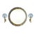 Pair of Vintage sconces by Doria , brass structure with structured whirlwind surface glass globes shades Dimensions :...