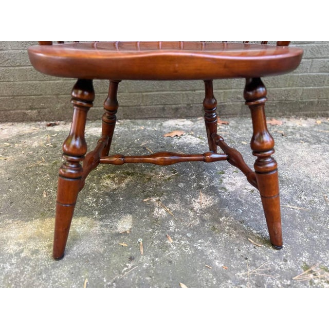 Vintage Stickley Sack Back Windsor Armchair For Sale - Image 13 of 17