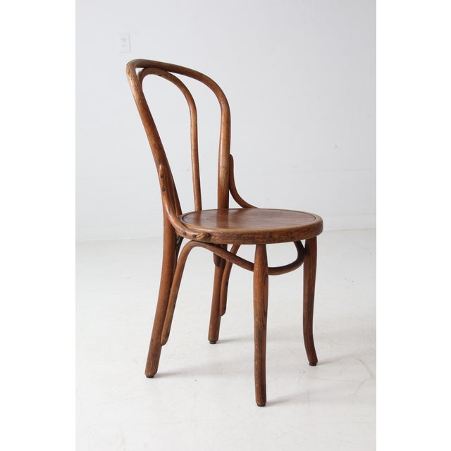 Antique Herhold Chair Co Bentwood Cafe Chair For Sale - Image 13 of 15