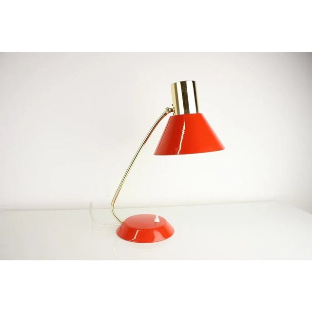 Orange Table Lamp, 1970s For Sale - Image 4 of 10