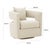 Kennedy Cream Velvet Swivel Chair For Sale In Los Angeles - Image 6 of 8