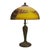 1920s Arts & Crafts Phoenix Scenic Reverse Painted Table Lamp Signed a & R C1920 For Sale - Image 5 of 11
