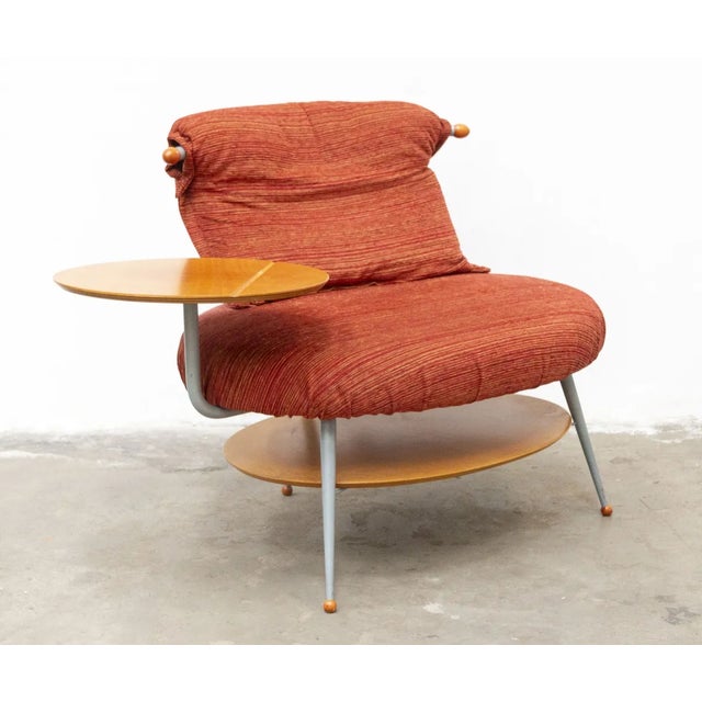 Armchair with Coffee Table and Magazine Rack For Sale - Image 4 of 10