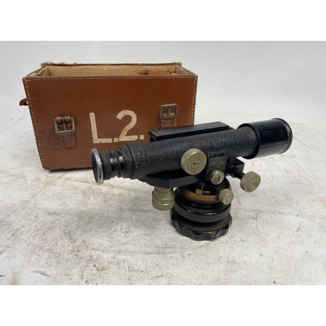 Vintage English Theodolite, 1940s For Sale - Image 14 of 14