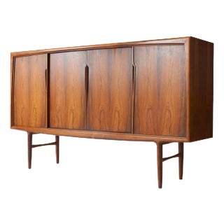 Rosewood sideboard by Omann Jun For Sale