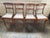 A set of four Swedish Biedermeier style dining chairs dating from the early 20th century Karl Johan period. They have a...
