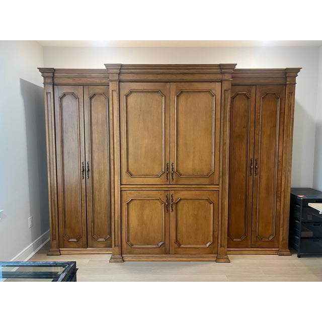 Large Custom Made Wardrobe Unit/Armoire System For Sale - Image 4 of 10
