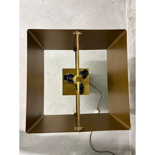 Metal Vague Table Lamp by Chrystiane Charles for Maison Charles, 1970s For Sale - Image 7 of 12