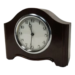 20th Century German Desk Mantle Table Cabinet Windup Clock