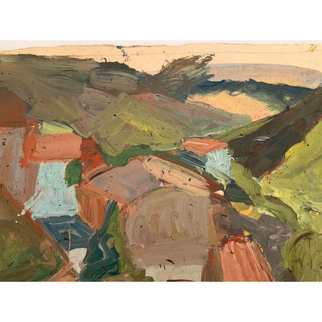 1960s Richard Snyder 1960s Abstract Oil Painting For Sale - Image 5 of 6