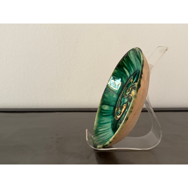 Maritime Wall Plate with Fish Motif by Wilhelm Löber for Rügenkeramik, 1960s For Sale - Image 4 of 18