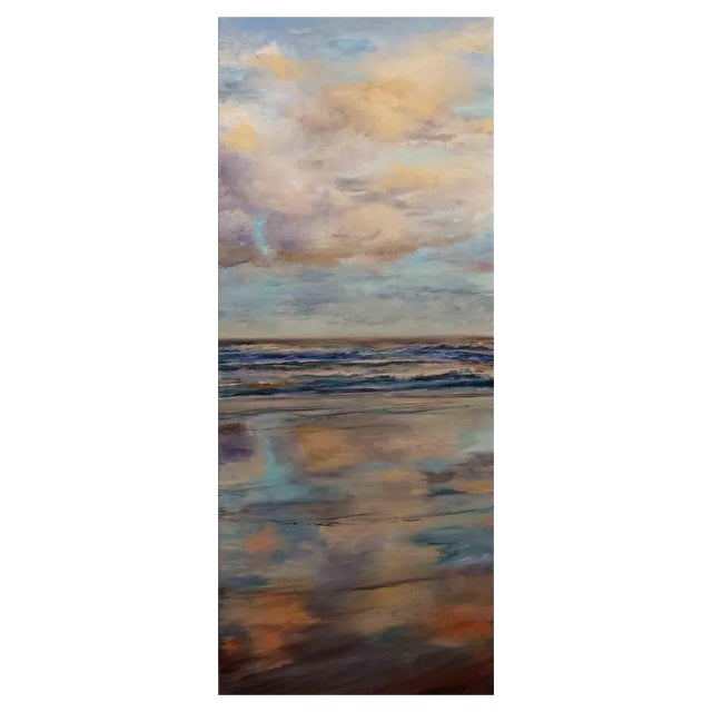 Elena Mardashova, Afternoon Beach, Oil Painting, 2020 For Sale