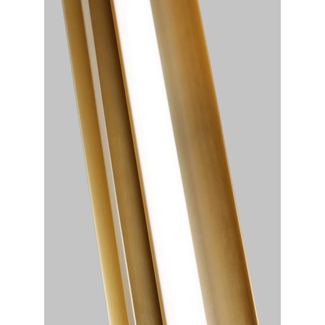 Modern Kelly Wearstler by Visual Comfort Studio Carson Medium Vanity, Burnished Brass For Sale - Image 3 of 5