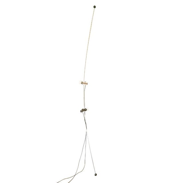 Chrome Plated Metal Molla Floor to Ceiling Lamp from Lumenform, 1970s For Sale - Image 10 of 18