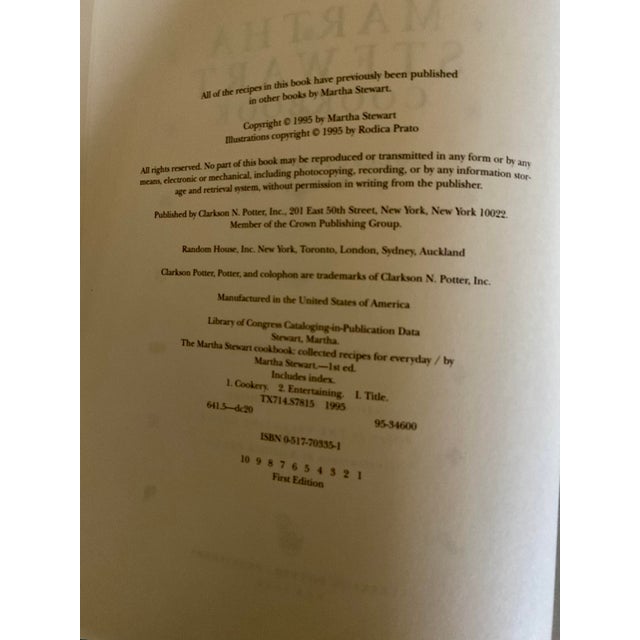 A Three Set Collection of Martha Stewart Cookbooks First Editions (2) - Set of Three (3) For Sale - Image 14 of 16