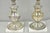 Mid 20th Century Mid 20th Century International Victorian Silver Plate Floral Repousse Candlestick Table Lamp Pair For Sale - Image 5 of 18