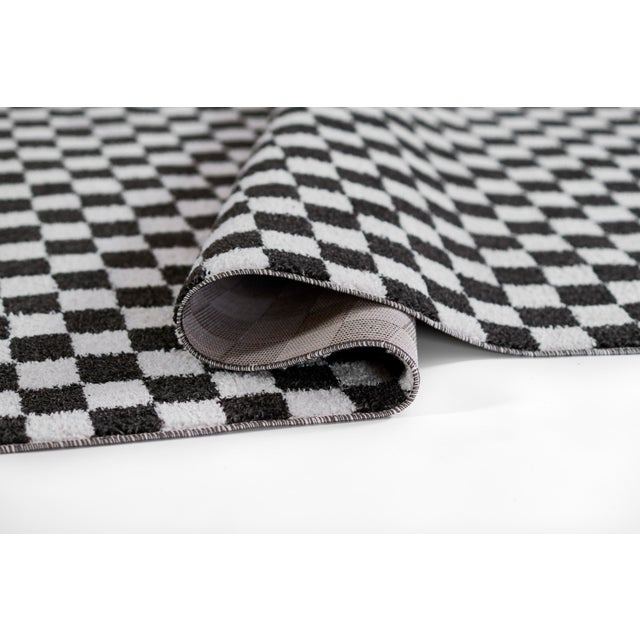Black Novogratz Kaia Black Machine Made Area Rug 7'10" X 10' For Sale - Image 8 of 8
