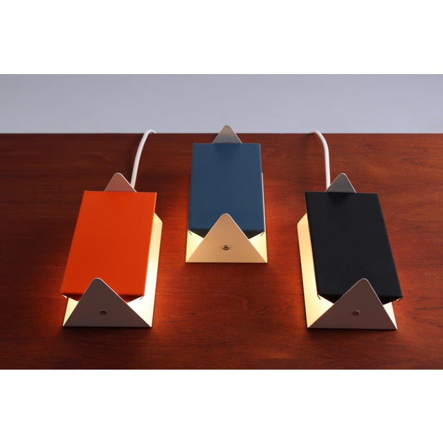 Colored Adjustable Sconces by J. J. M. Hoogervorst for Anvia, 1950s, Set of 4 For Sale - Image 6 of 18