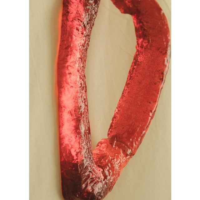 Contemporary Sunburst Lur Wall Sculpture in Hand Molded Resin by Szymon Keller For Sale - Image 3 of 6