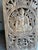 1920s Antique Hand-Carved Solid Wood Buddha Wall Panel | Meditation Spiritual Wall Art 72x35 For Sale - Image 5 of 7
