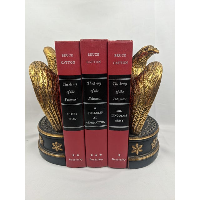 A handsome three-volume collection of Bruce Catton's celebrated Army of the Potomac trilogy, featuring coordinated red and...