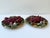 Red Pair of French Palissy Majolica Crab Plates For Sale - Image 8 of 12