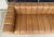 2020s Cb2 Forte 81-Inch Channeled Saddle Leather Sofa With Walnut Base For Sale - Image 5 of 16