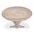 Antiqued Bistro Table with Scrolled Pedestal, 42 Inch For Sale - Image 9 of 12