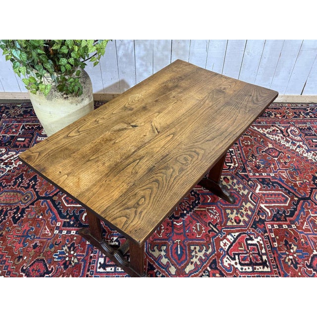 Chestnut Bistro Table, 1950s For Sale - Image 11 of 13