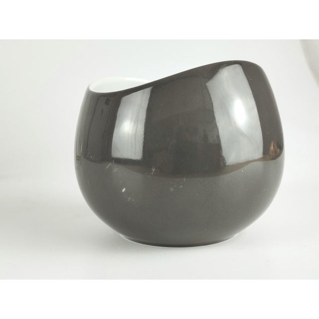 Porcelain Bowl with Brass Tripod Stand from KPM Krister, Germany, 1950s For Sale - Image 10 of 14