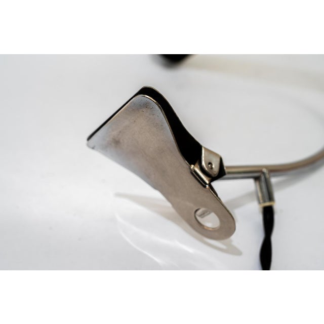Art Deco Nickel Clamp Table Lamp, Vienna, 1920s For Sale - Image 17 of 18