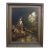 Antique 19th C. Barbizon Dutch School Oil Painting Windmill Moonlight Landscape For Sale
