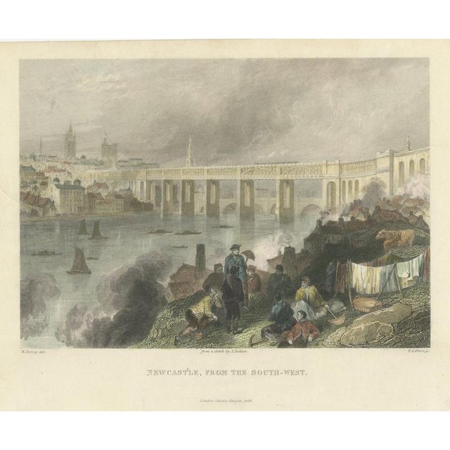 After Harvey, Newcastle, High Level Bridge, 1849, Engraving For Sale - Image 12 of 12
