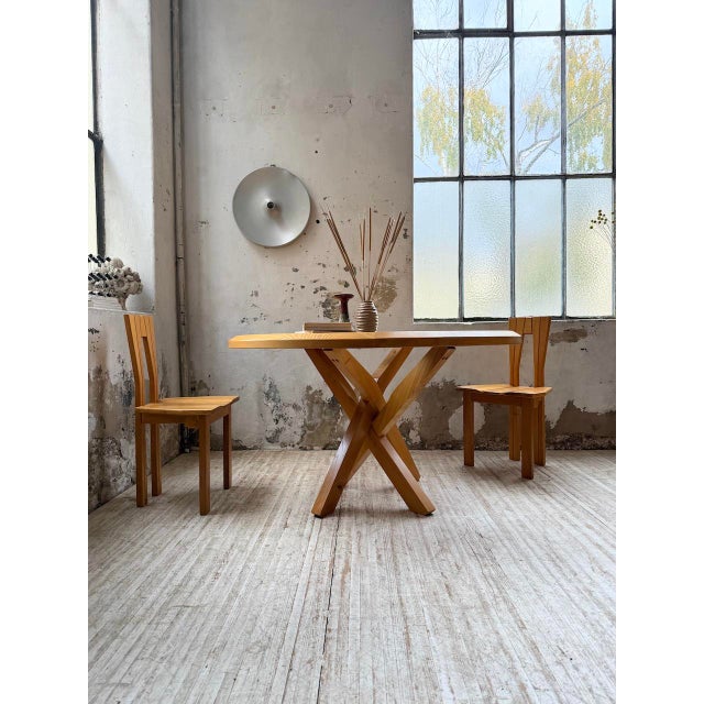 Elm Table from Seiltz, 1980 For Sale - Image 15 of 18