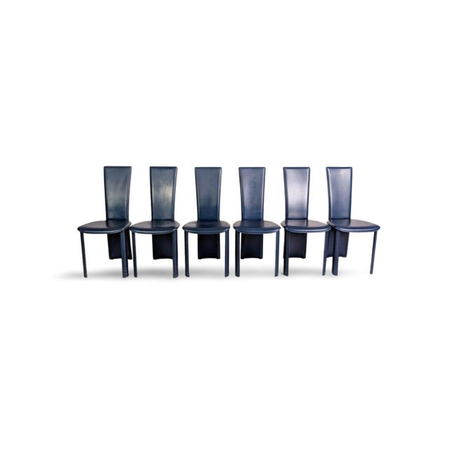 Italian Handmade Chairs by Psyra for Frag, 1980s, Set of 6 For Sale - Image 13 of 13