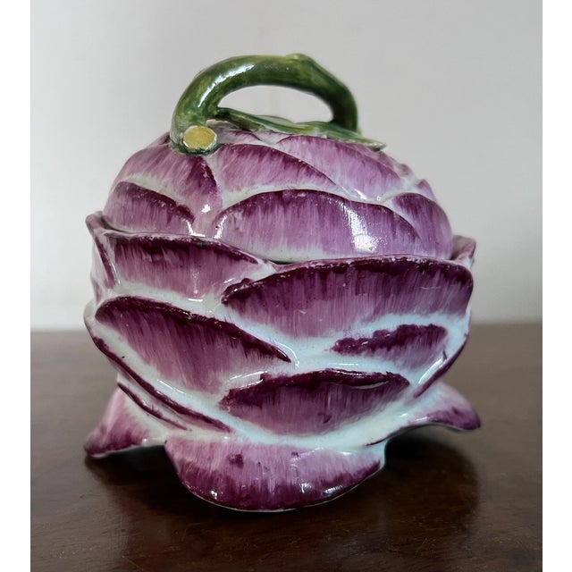 Antique 18th century English Chelsea porcelain box as a rose bloom circa 1755. The box base and cover modelled as...