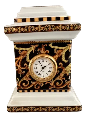 Table Clock Model Versace Barocco for Rosenthal, 1990s
