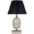 Ivory French Modern Travertine Lamp by Philippe Barbier For Sale - Image 8 of 8