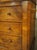 Antique French Burl Walnut Louis Philippe Style Commode White Carrara Marble Top, Late 1800s For Sale - Image 10 of 18