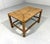Wood Low Oak Bobbin Stool with Rush Seat, 1930s For Sale - Image 7 of 10