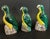 Chinese Early 20th Century Set of Three Porcelain Famille-Verte Parrots For Sale - Image 3 of 13