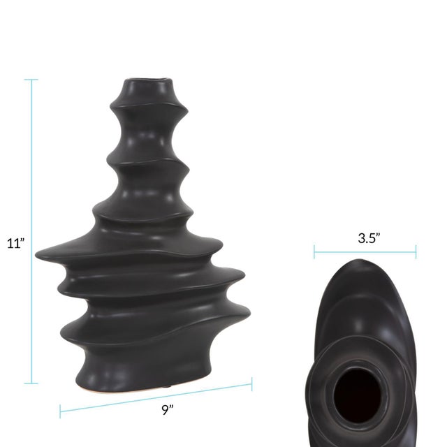 Cairn Abstract Vase- Tall For Sale - Image 10 of 11